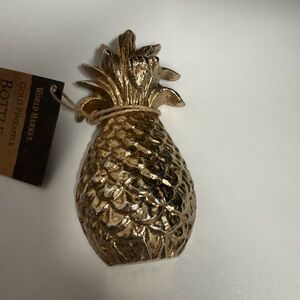 Cost Plus World Market Metallic Pineapple Bottle Opener
